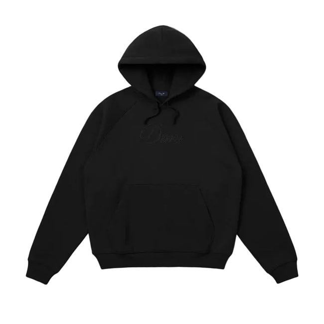 Dime Cursive Hoodie Black