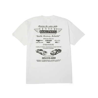 Huf x GReddy Body Works T-Shirt White