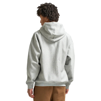 Nike SB Solo Swoosh Fleece Full-Zip Hoodie Dark Grey Heather / White