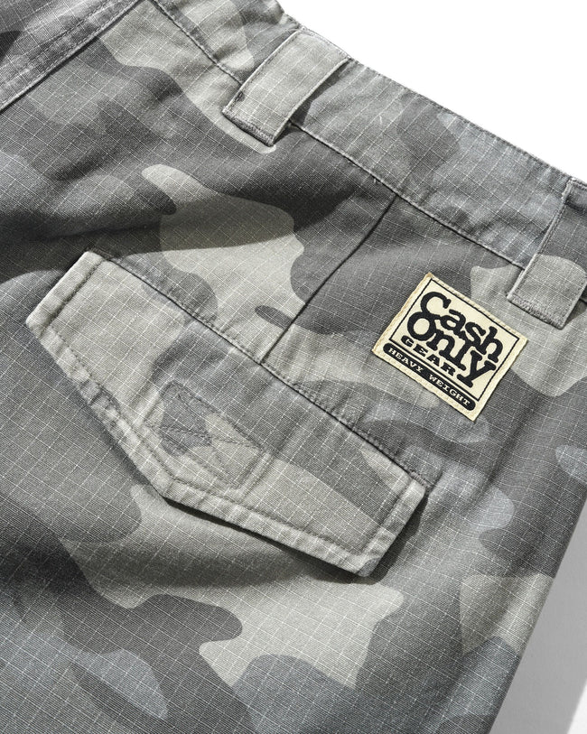 Cash Only Halfway Shorts Grey Camo