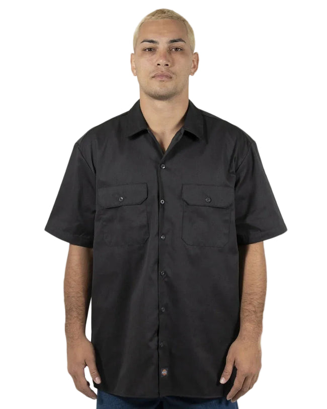 Dickies 1574 Short Sleeve Work Shirt Black