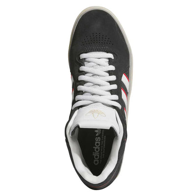 Adidas Tyshawn Shoe Carbon / Crystal White / Better Scarlet