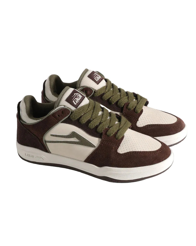 Lakai Telford Low Shoe Chestnut Suede Birch Brown