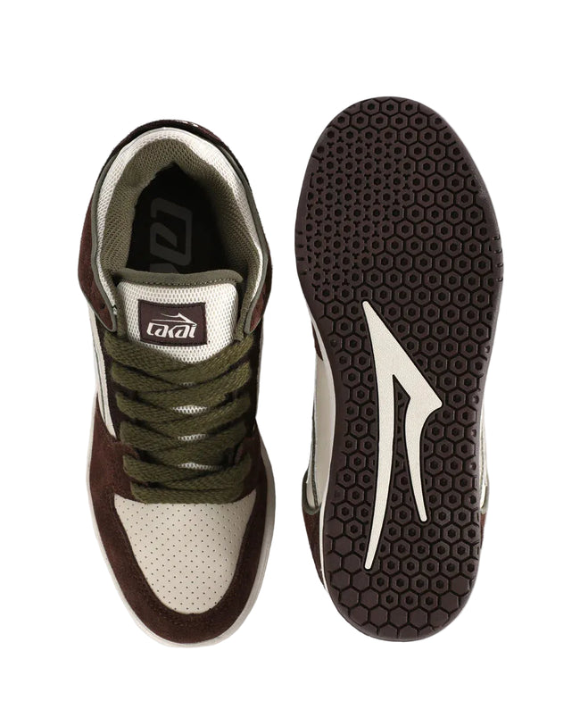 Lakai Telford Low Shoe Chestnut Suede Birch Brown