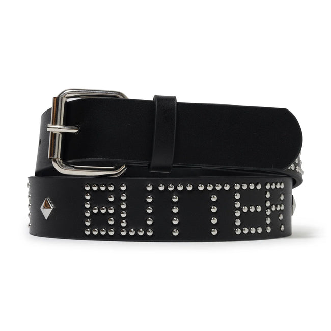 Butter Goods Leather Studded Belt Black