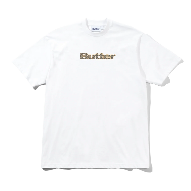 Butter Goods Leopard Print Tee White