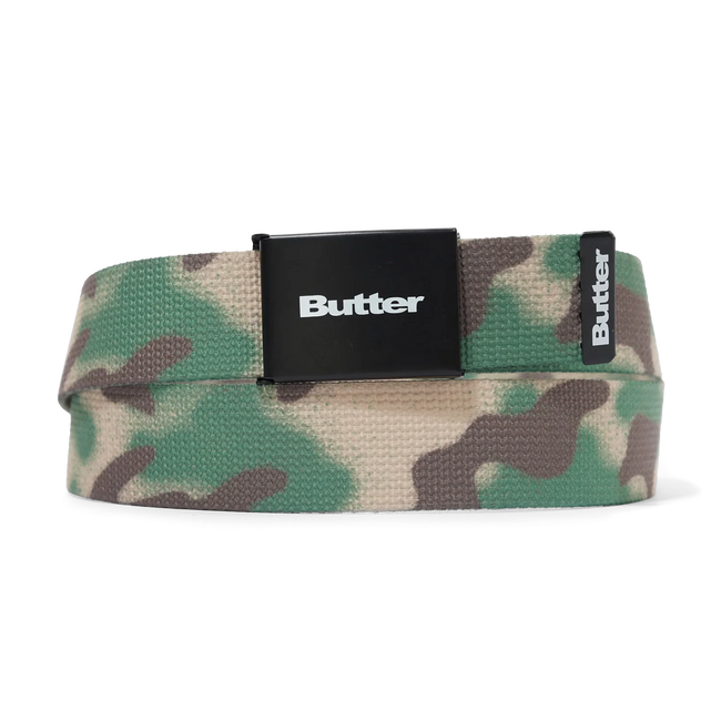 Butter Goods Logo Woven Belt Spray Camo