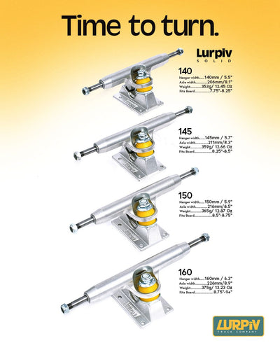 Lurpiv Solid Polished Trucks