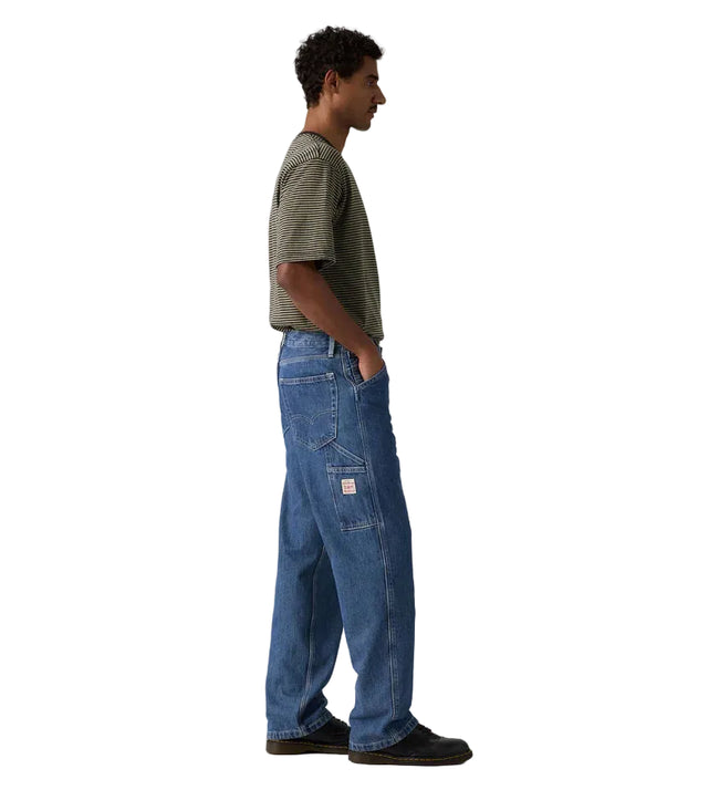 Levi's Men's 568 Loose Straight Carpenter - Safe In Charm Denim