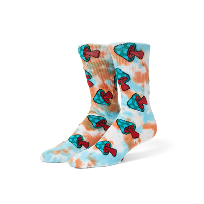 Huf Microdose Tiedye Sock Red