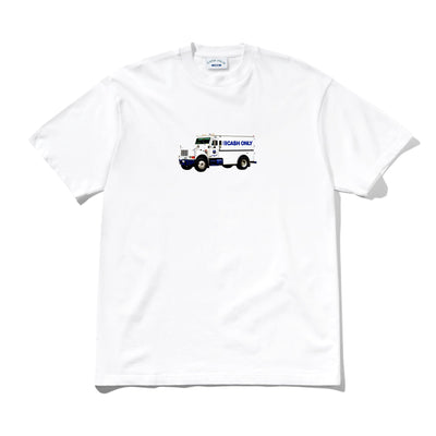 Cash Only Money TruckT-Shirt White