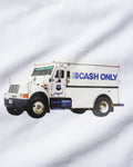 Cash Only Money TruckT-Shirt White