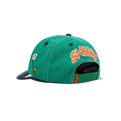 Butter Goods Music Snapback Washed Kelly Green