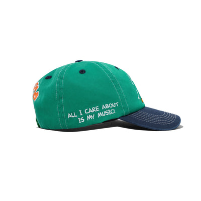 Butter Goods Music Snapback Washed Kelly Green