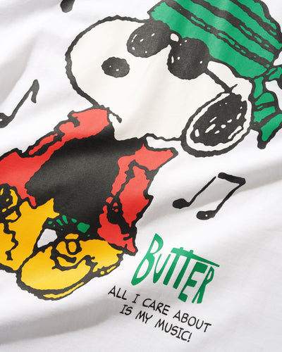 Butter Goods Music Tee White