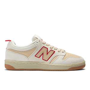 New Balance x Chocolate Skateboards 480 Sea Salt/Red