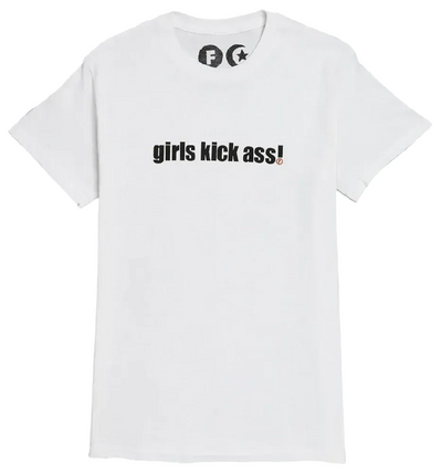 Foundation Girls Kick Ass T-Shirt White
