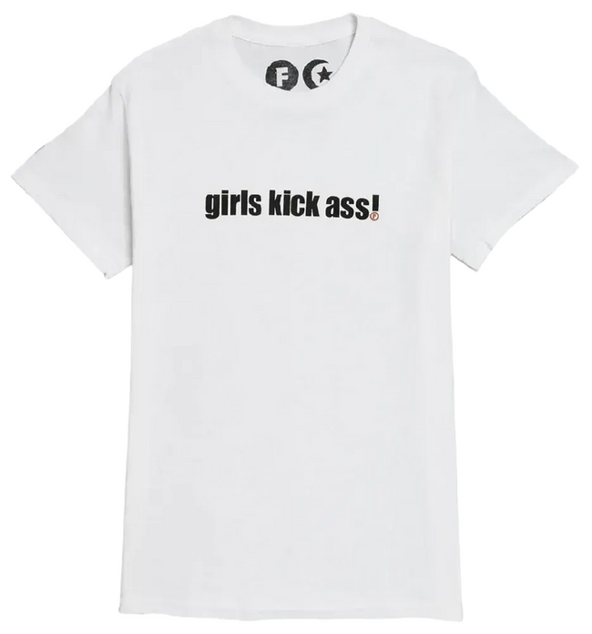 Foundation Girls Kick Ass T-Shirt White
