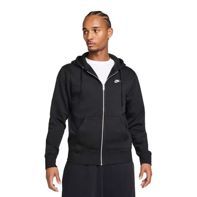 Nike SB Men's Club Full Zip Fleece Hoodie Black