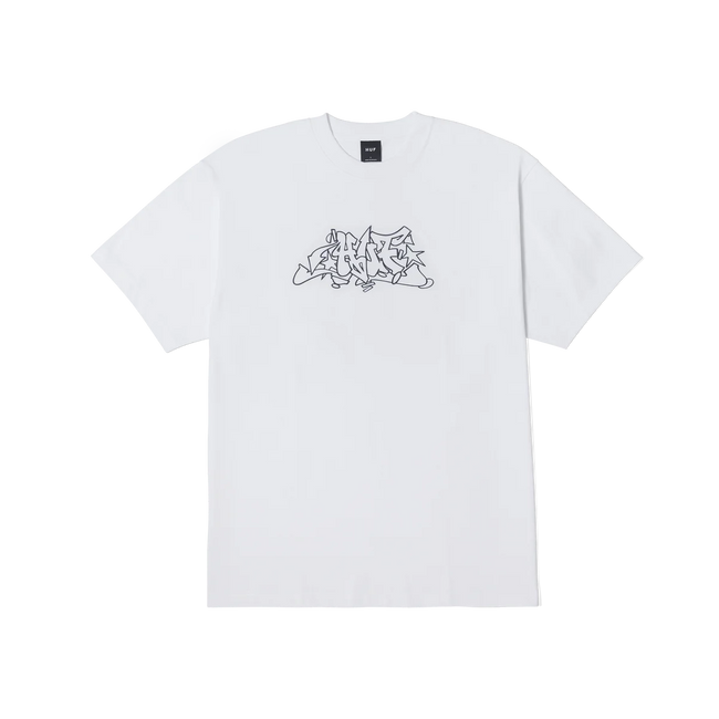 Huf Outlines T-Shirt White