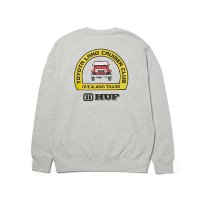 Huf x Toyota Land Cruiser Overland Touring Crewneck Ash