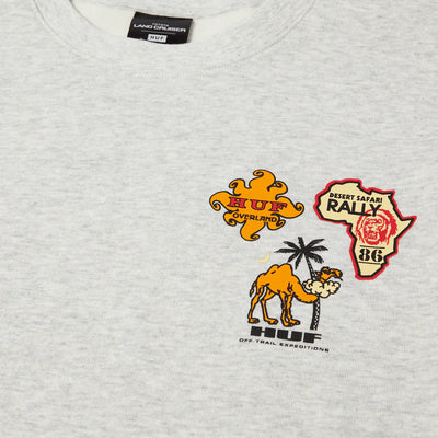 HUF x Toyota Overland Touring Crewneck Ash