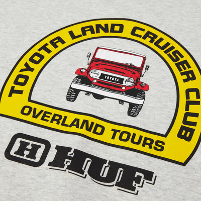 HUF x Toyota Overland Touring Crewneck Ash