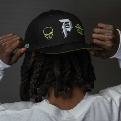 Primitive X Outkast Atliens A-Frame Snapback Cap Black