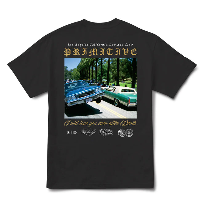Primitive X Estevan Oriol Low And Slow Heavyweight Tee Black
