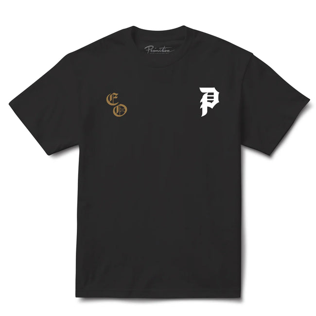 Primitive X Estevan Oriol Low And Slow Heavyweight Tee Black