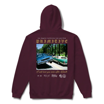Primitive X Estevan Oriol Low And Slow Hood Burgundy