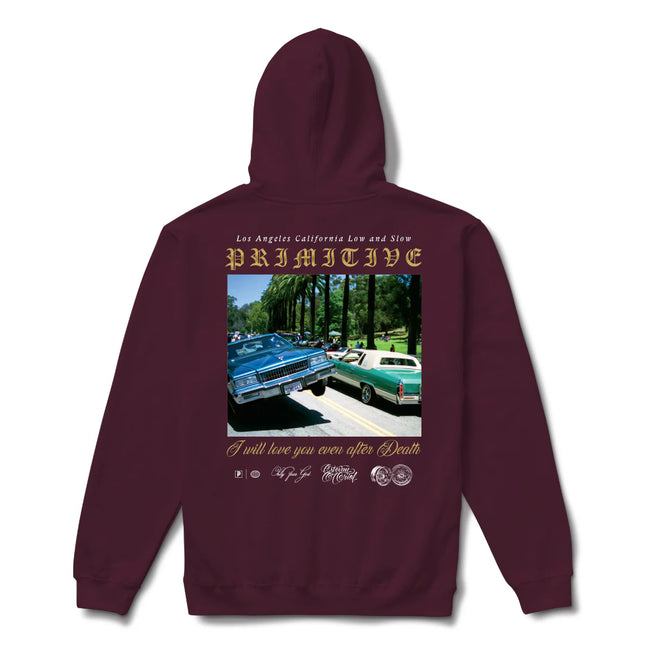 Primitive X Estevan Oriol Low And Slow Hood Burgundy