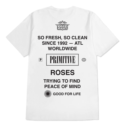 Primitive x OutKast Stripes T-Shirt White