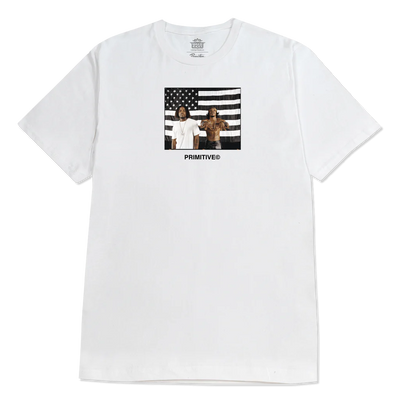 Primitive x OutKast Stripes T-Shirt White