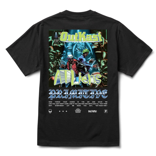 Primitive X Outkast Atliens Boxy Tee Black