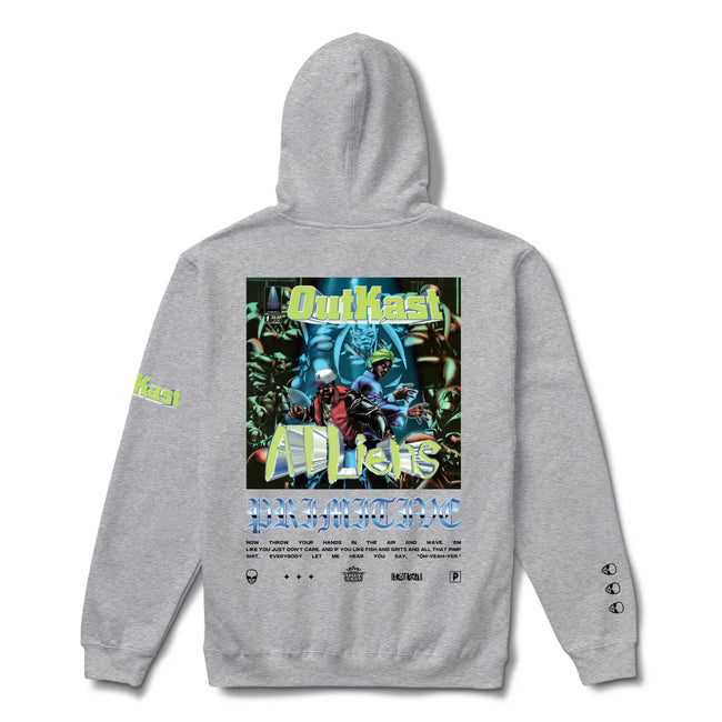 Primitive X Outkast Atliens Hood AthleticGrey