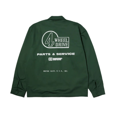 Huf x Toyota Parts And Service Jacket Forest Green