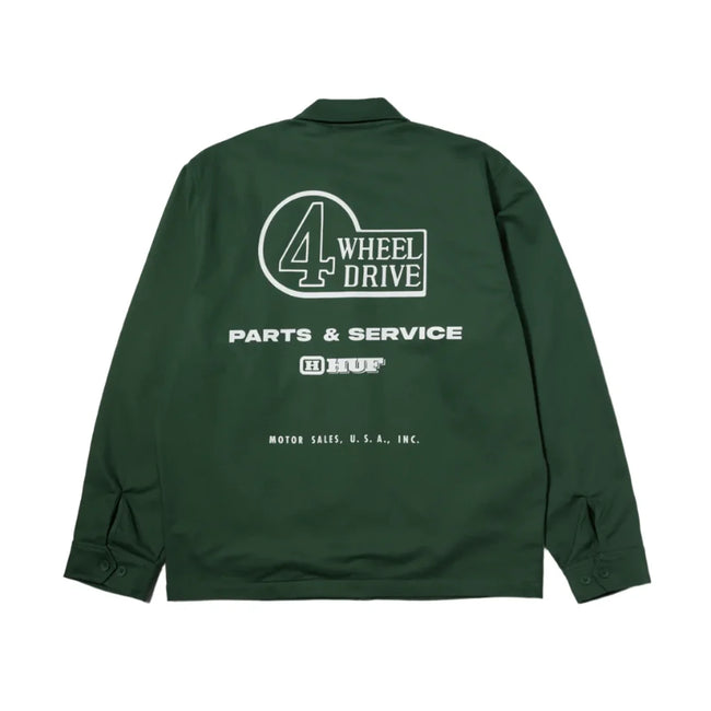 Huf x Toyota Parts And Service Jacket Forest Green