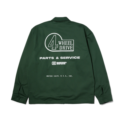 Huf x Toyota Land Cruiser Parts and Service Jacket Forest Green