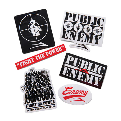 Lakai X Public Enemy Sticker Pack