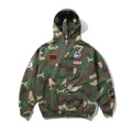 Butter Goods Patches Zip Thru Hood Washed Camo