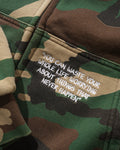 Butter Goods Patches Zip Thru Hood Washed Camo