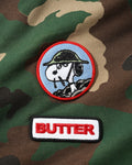 Butter Goods Patches Zip Thru Hood Washed Camo
