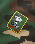 Butter Goods Patches Zip Thru Hood Washed Camo
