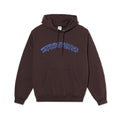 Polar Crude Logo Contrast Dave Hoodie Chocolate