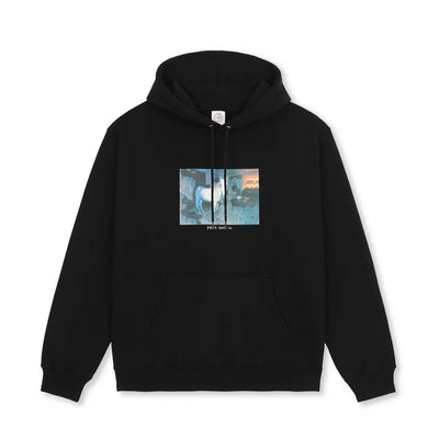 Polar Horse Dream Dave Hoodie Black