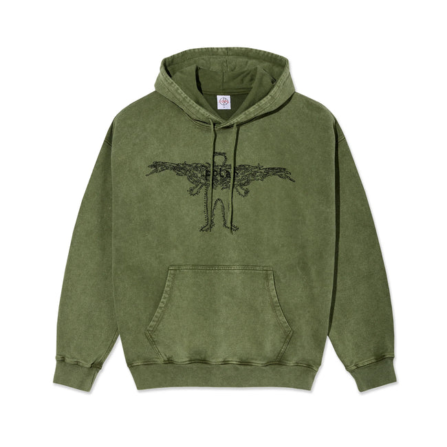 Polar Acid Frank Hoodie | Soul Army Green