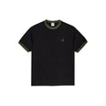 Polar Ringer Tee Black/Uniform Green