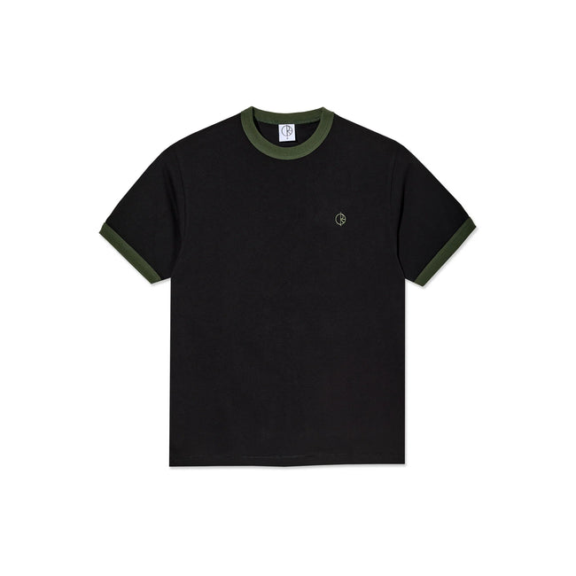 Polar Ringer Tee Black/Uniform Green