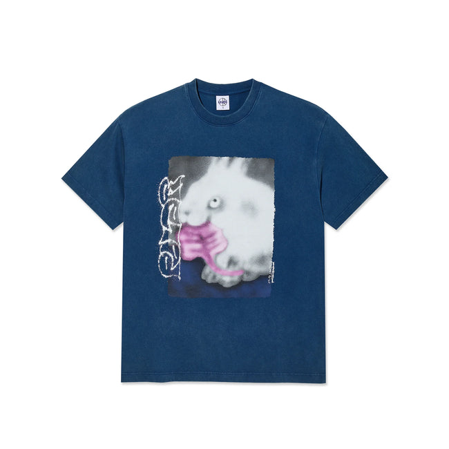 Polar Rabbit Tee Washed Blue